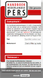 Mobile Screenshot of handboeknederlandsepers.nl
